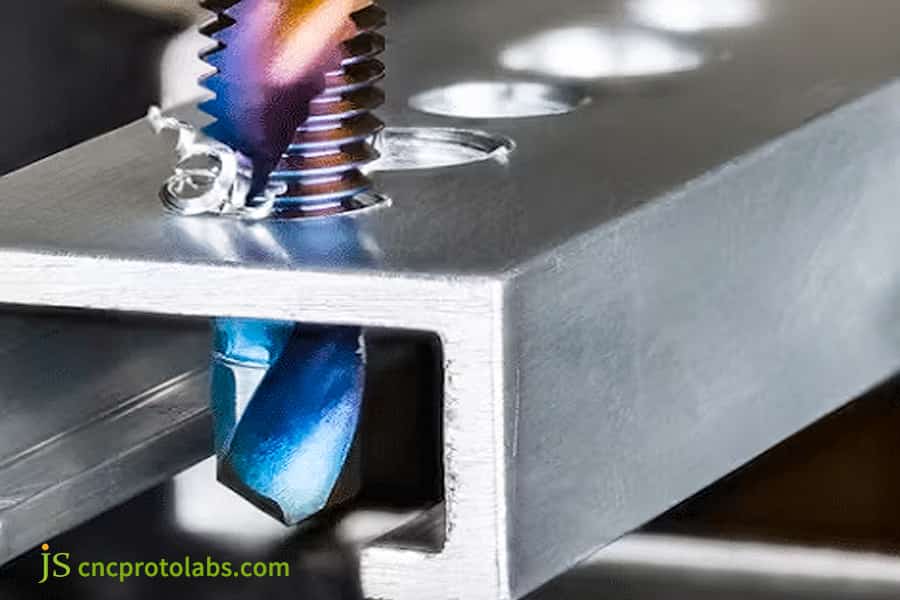 Taraudage de petits trous profonds